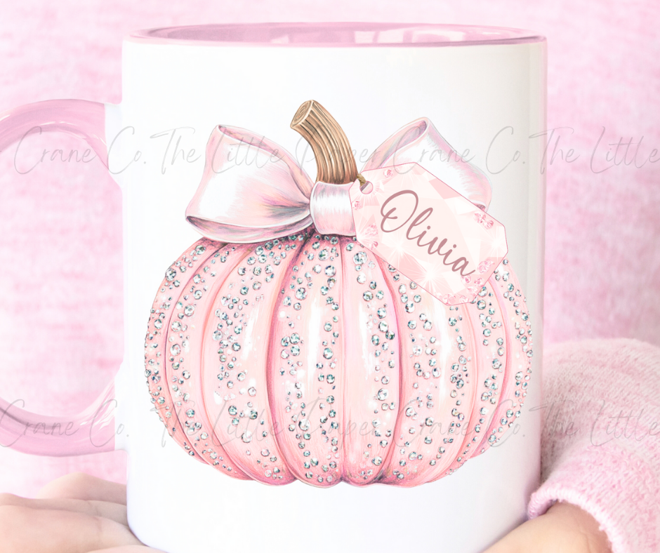 Pink Pumpkin Mug