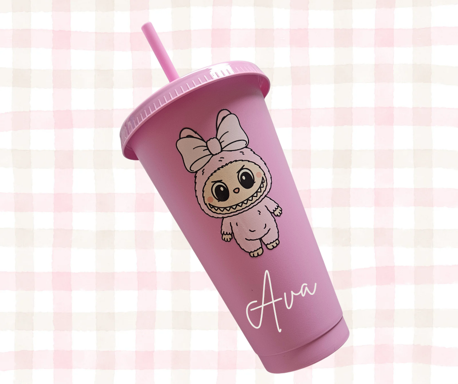 Monster Cup with Straw