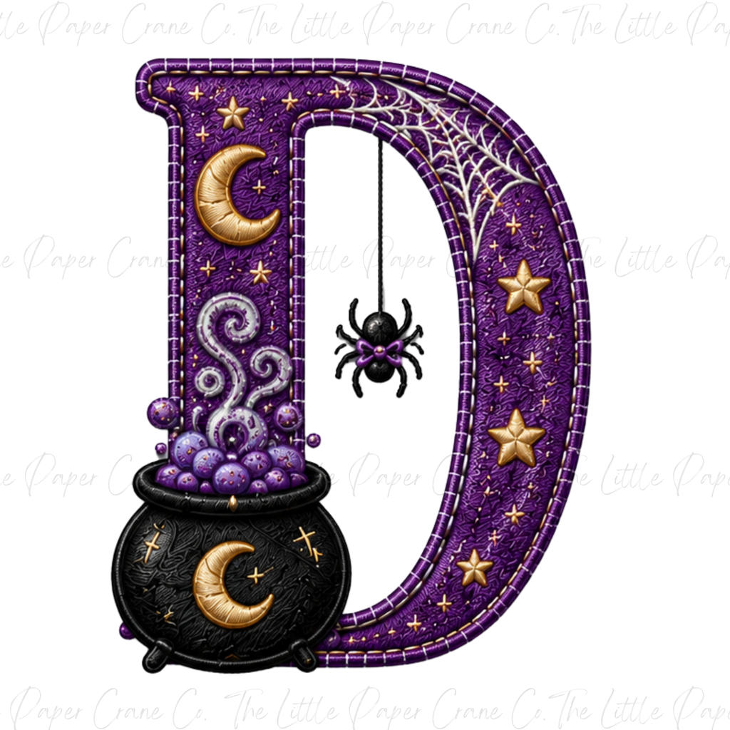 My 1st Halloween Baby Bodysuit -Personalied Initial- Witch