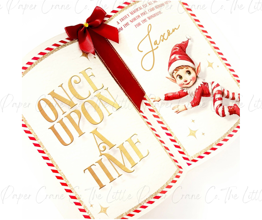 Elf 3D Story Book  Magnetic Christmas Eve Box