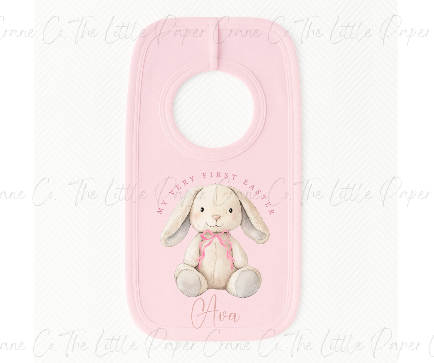 My First Easter Bib- Pink