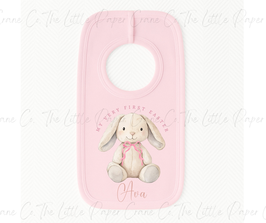My First Easter Bib- Pink