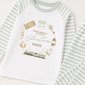North Pole Express- When I Wake up it will be Christmas Pyjamas- Personalised-Sage