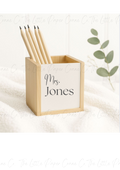 Teachers Personalised Pencil Pot