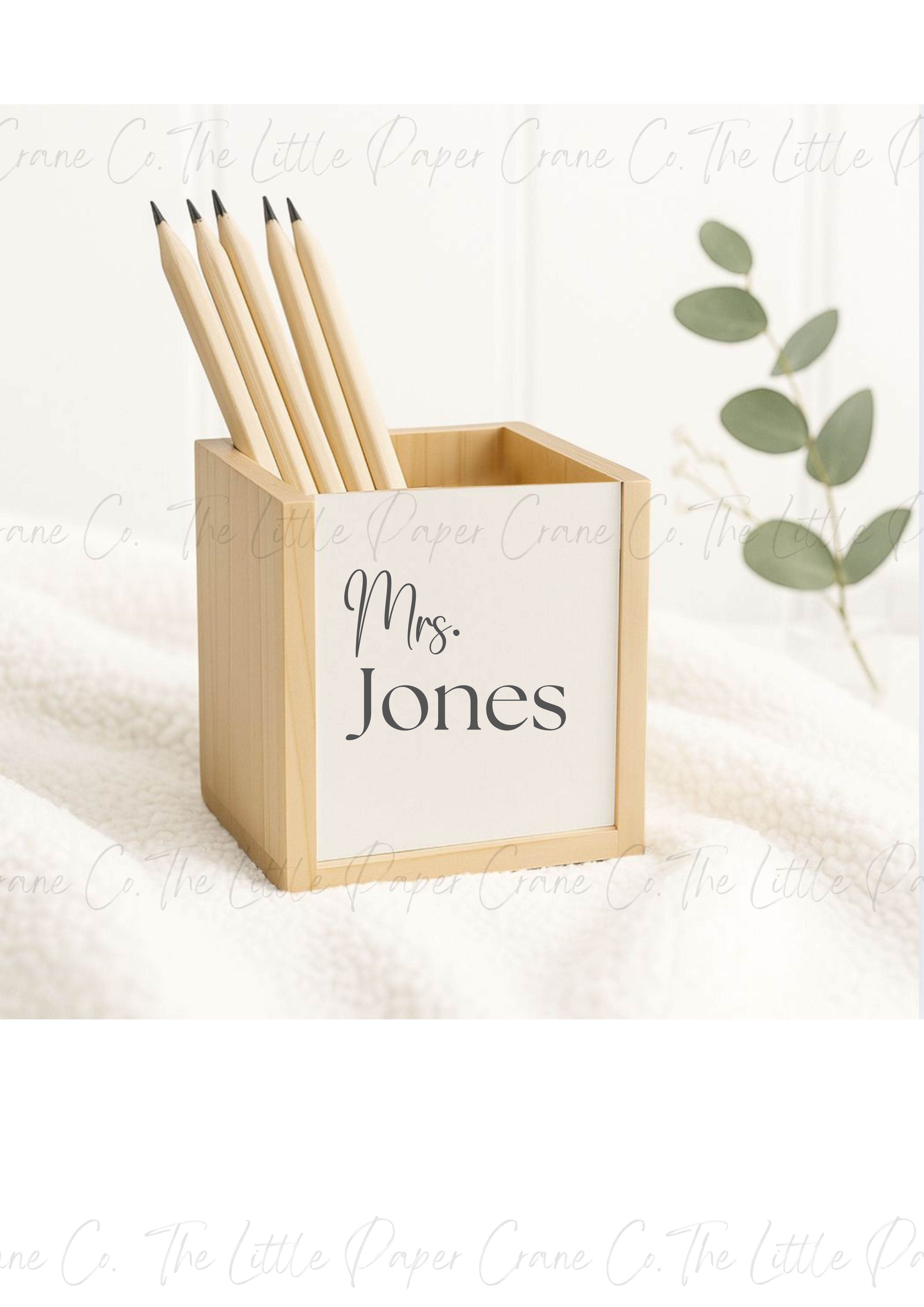 Teachers Personalised Pencil Pot
