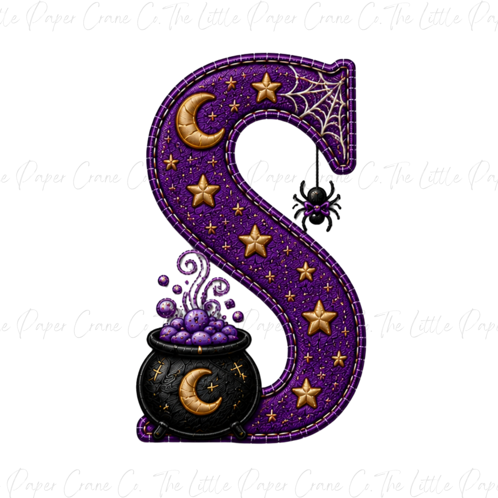 My 1st Halloween Baby Bodysuit -Personalied Initial- Witch