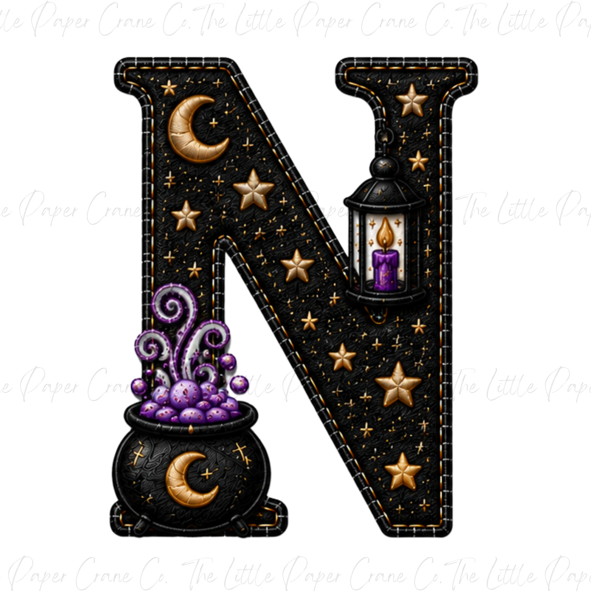 My 1st Halloween Baby Bodysuit -Personalied Initial- Witch