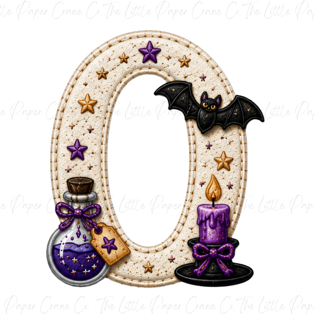 My 1st Halloween Baby Bodysuit -Personalied Initial- Witch