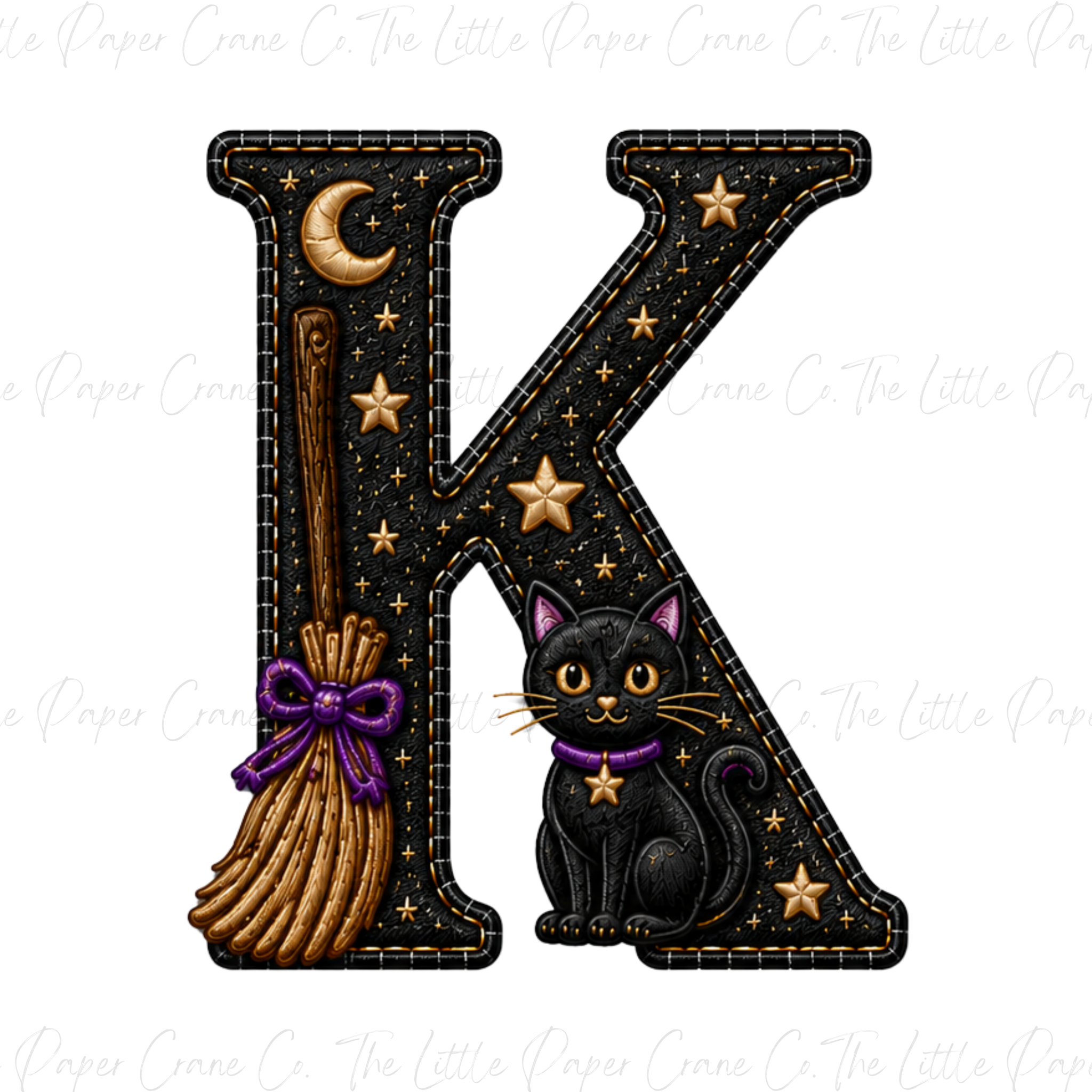 My 1st Halloween Baby Bodysuit -Personalied Initial- Witch