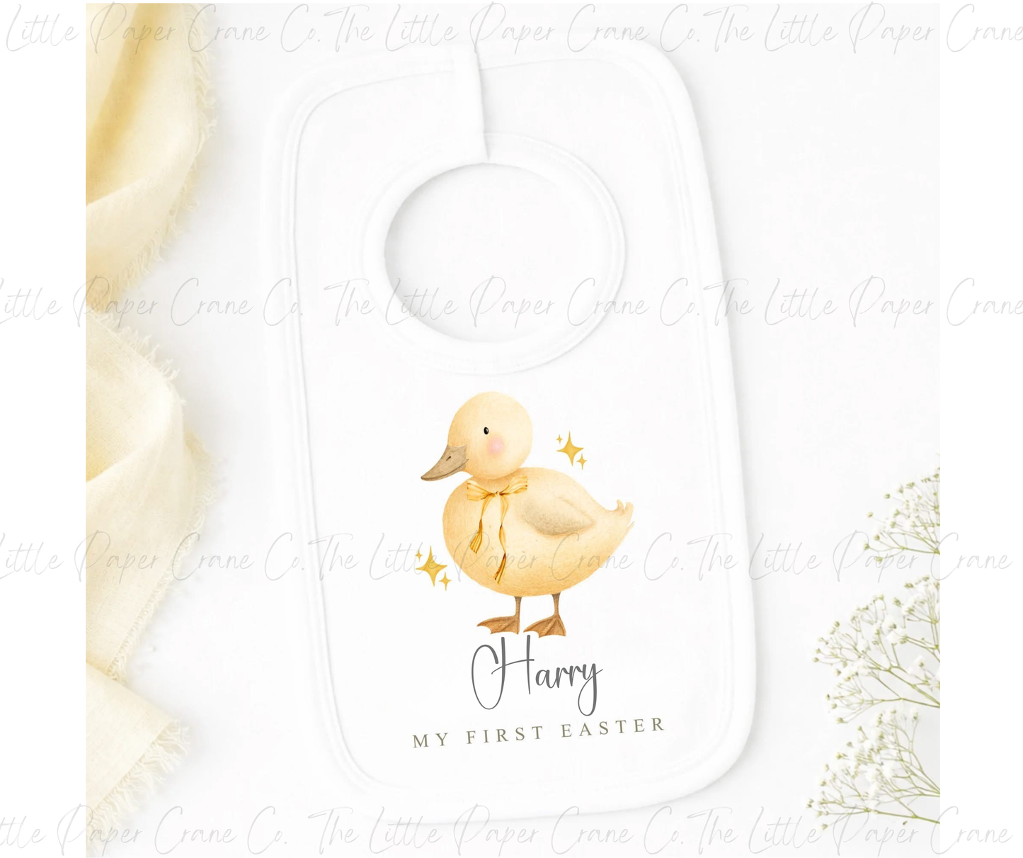 My First Easter Bib- Duckling