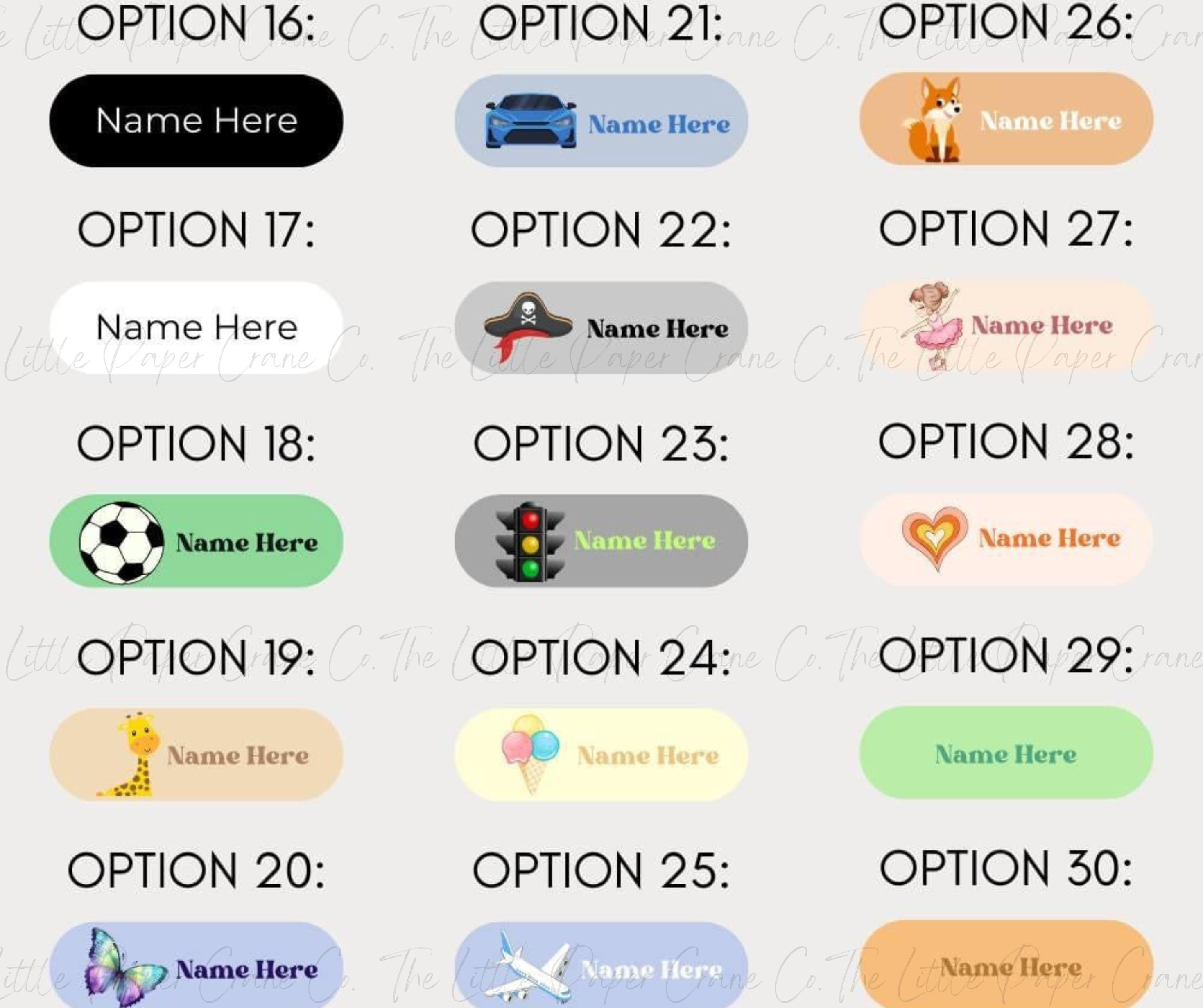 Iron-on Clothes Labels- Back to School- Personalised-Pack of 33