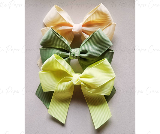 3 Piece Bow Set - Spring