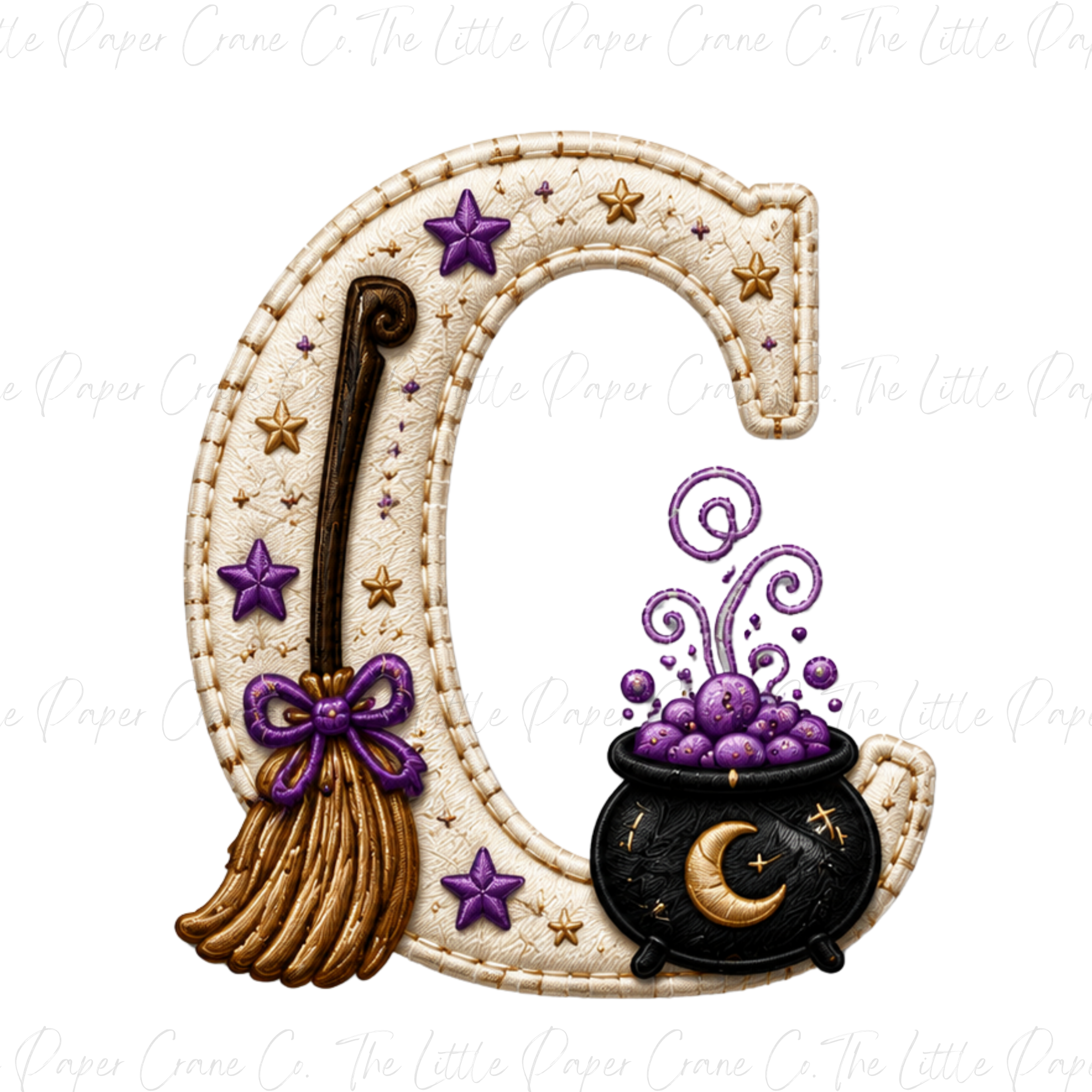 My 1st Halloween Baby Bodysuit -Personalied Initial- Witch