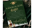 Dino Magical Note - Christmas- Personalised