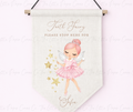 Tooth Fairy Personalised Pennant - Pink