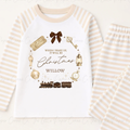 North Pole Express- When I Wake up it will be Christmas Pyjamas- Personalised- Neutral