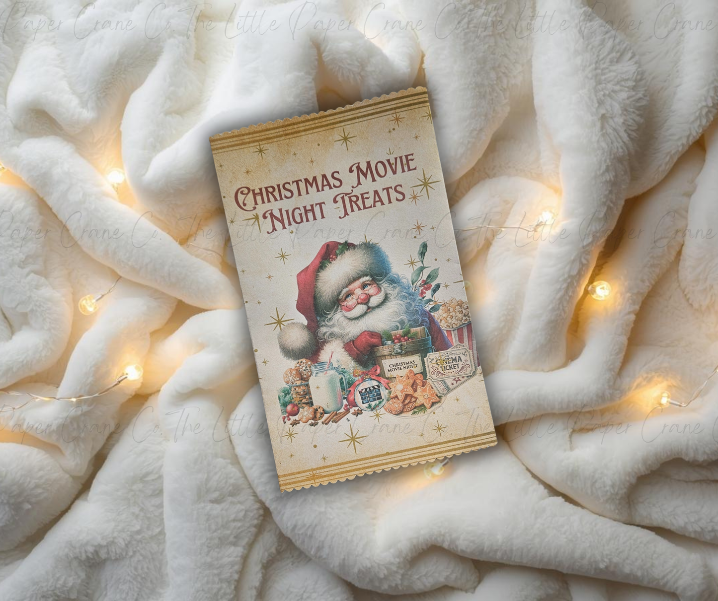 Christmas Movie Night Treat Bag