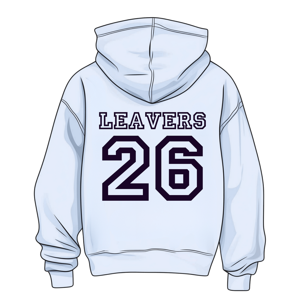 Leavers 2026 Hoodie Keyrings Personalised- Pastel