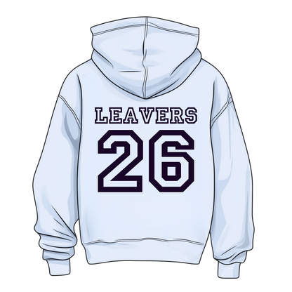 Leavers 2026 Hoodie Keyrings Personalised- Pastel