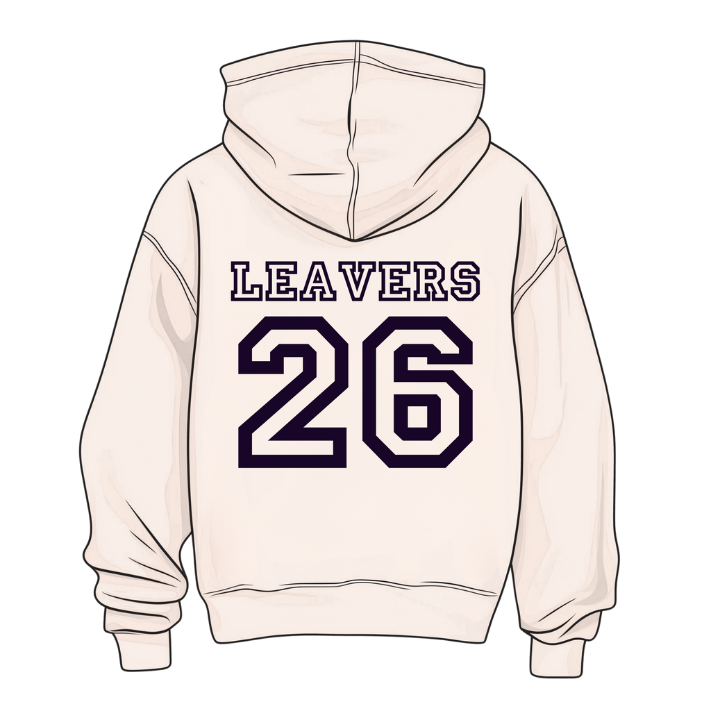 Leavers 2026 Hoodie Keyrings Personalised- Pastel
