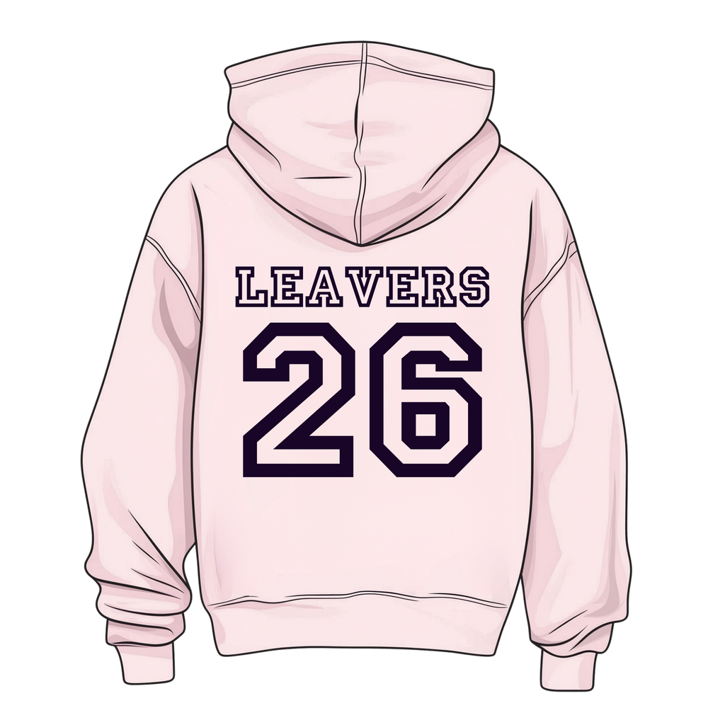 Leavers 2026 Hoodie Keyrings Personalised- Pastel