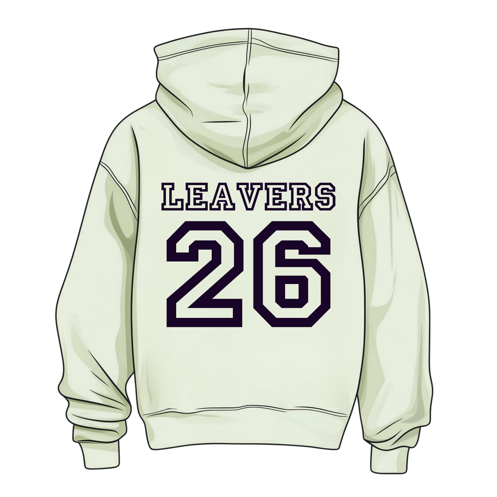 Leavers 2026 Hoodie Keyrings Personalised- Pastel