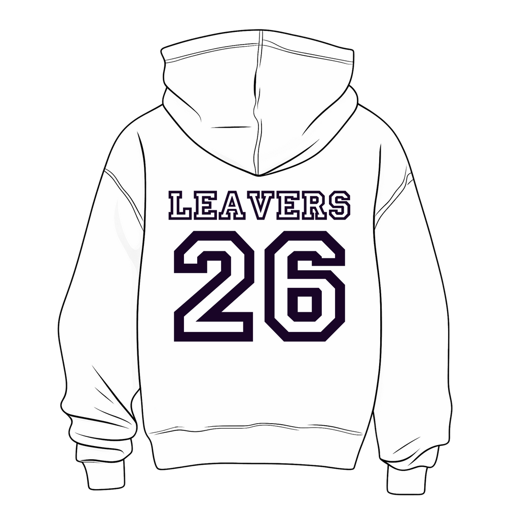 Leavers 2026 Hoodie Keyrings Personalised- Pastel