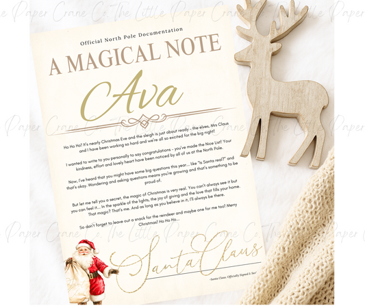 Santa Magical Note -Santa