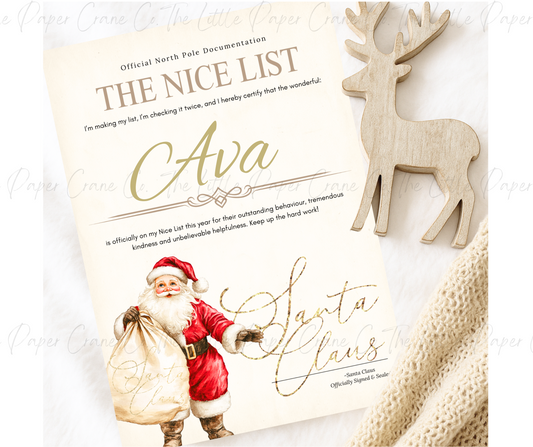 Santa Nice List -Santa