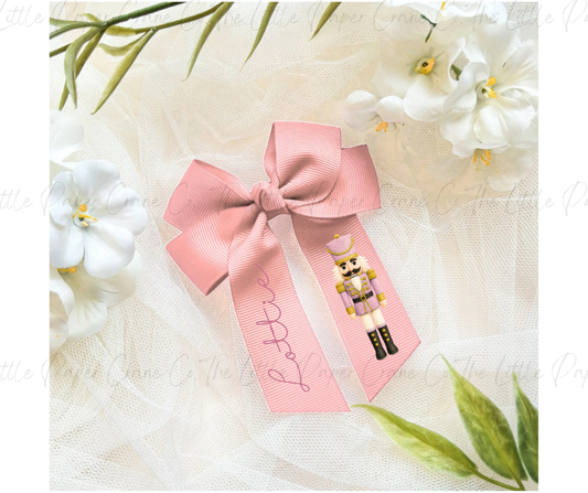 Nutcracker Bow-Pink